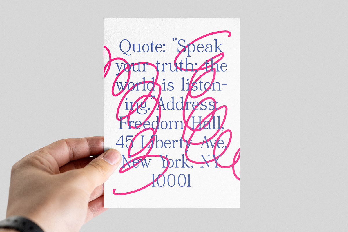 Chandelior - A Modern Serif Font, a Serif Font by AmorfaType (Photo 5 of 10)