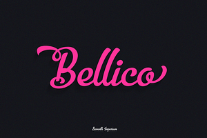 Bellico Typeface Bonus Pack