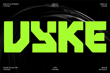 Vyke - Bold Modern Futuristic Font