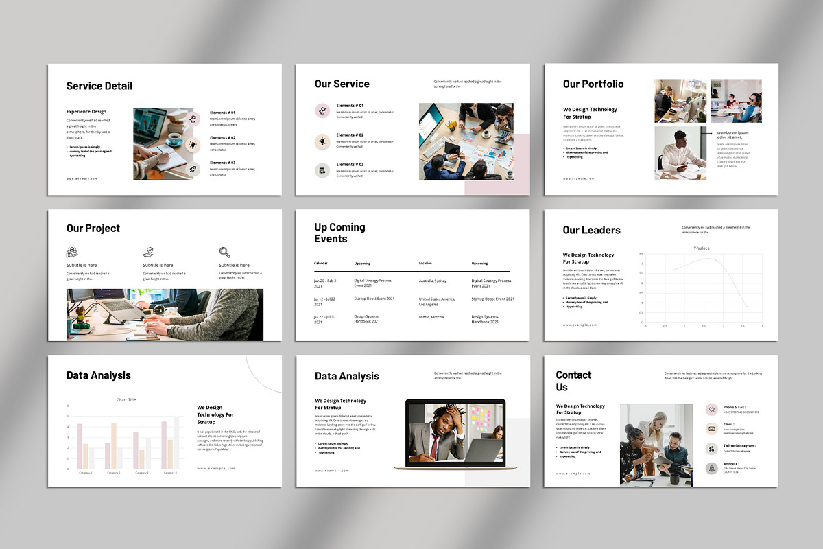 Business Plan Presentation Template, a Presentation Template by Studio_Clarity (Photo 5 of 5)