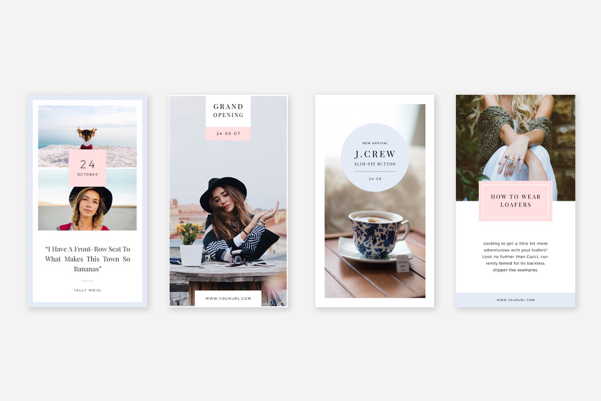 Soft Instagram Stories Pack, a Social Media Template by Swiss_cube (Photo 3 of 5)