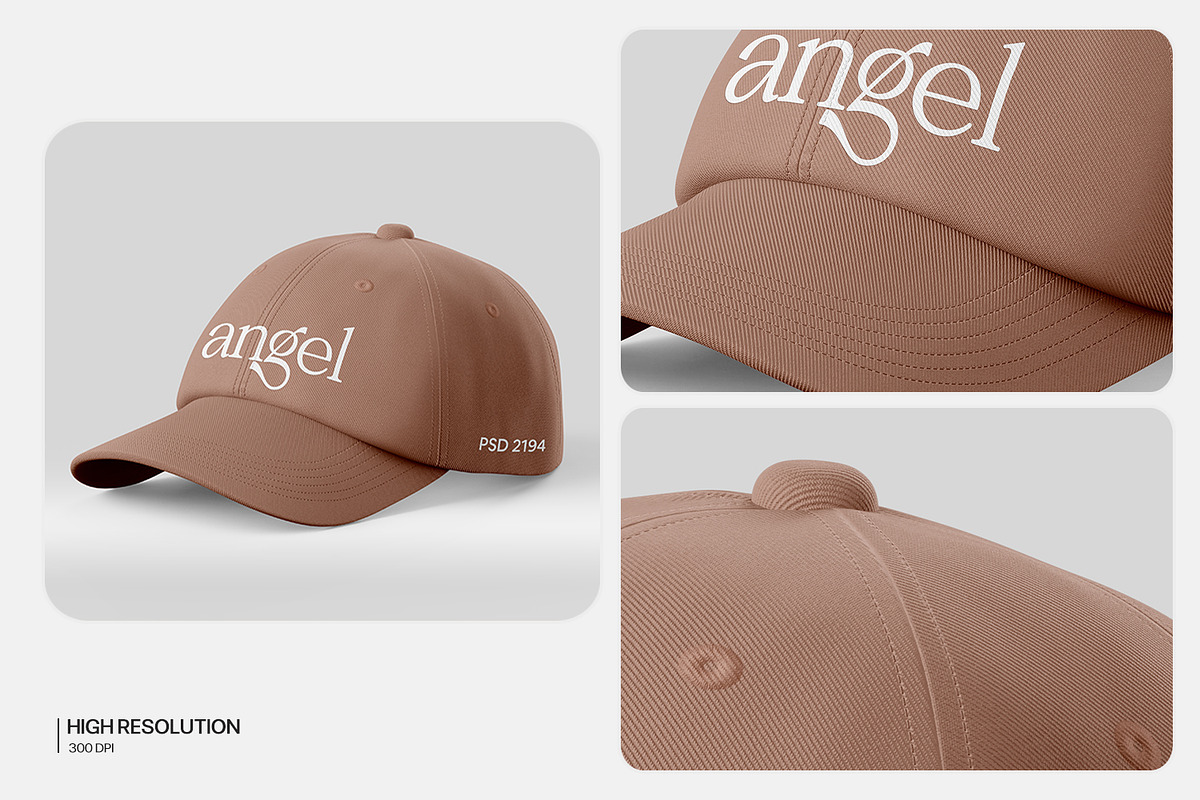 Dad Hat Mockup for Apparel Branding, a Hat Mockup by RamStudio2 (Photo 9 of 15)