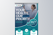 Healthcare Campaign Roll Up Banner, a Poster Template by Annora Studio (Thumbnail 3 of 6)