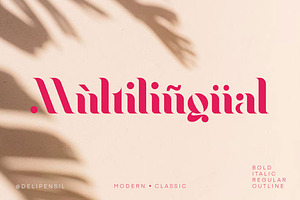 Alohai Feminim Serif Typeface