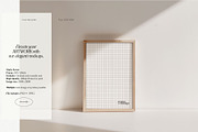 Wood Frame Art Mockup | PSD A4, a Household Mockup by momomockps (Thumbnail 7 of 10)