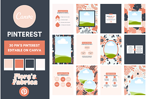 Pinterest Business Templates CANVA