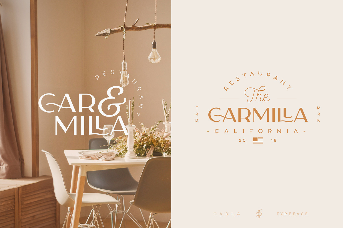 Carla Sans - Elegant Typeface, a Sans Serif Font by Creative Corner (Photo 10 of 26)