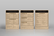 Classic Artdeco Restaurant Menu, a Stationery Template by Juru Rancang Graphic (Thumbnail 3 of 3)