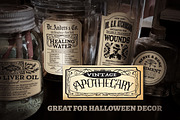 Vintage Apothecary Linocuts, an Illustration by WhiteRiverStudio (Thumbnail 3 of 8)