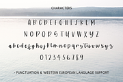 Sunshower Script, a Script Font by Beck McCormick (Thumbnail 10 of 10)