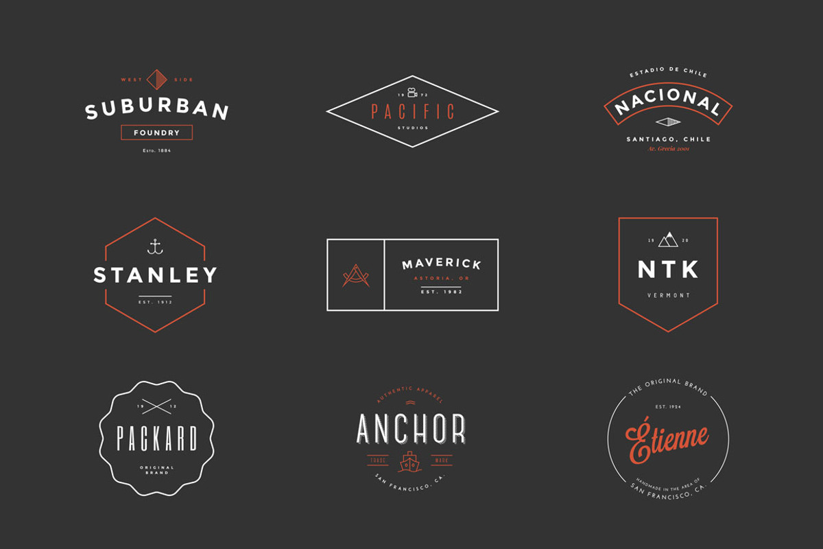 Hipster Vintage Logo Pack, a Branding & Logo Template by Victor Barac (Photo 3 of 5)