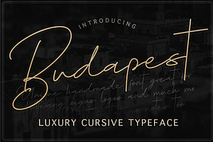 Budapest Script Font ( 6 Fonts )