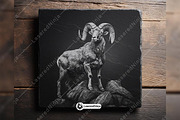 Ram Sheep Bighorn Male Goat Breed, a Background Graphic by LaseredNinja (Thumbnail 2 of 7)