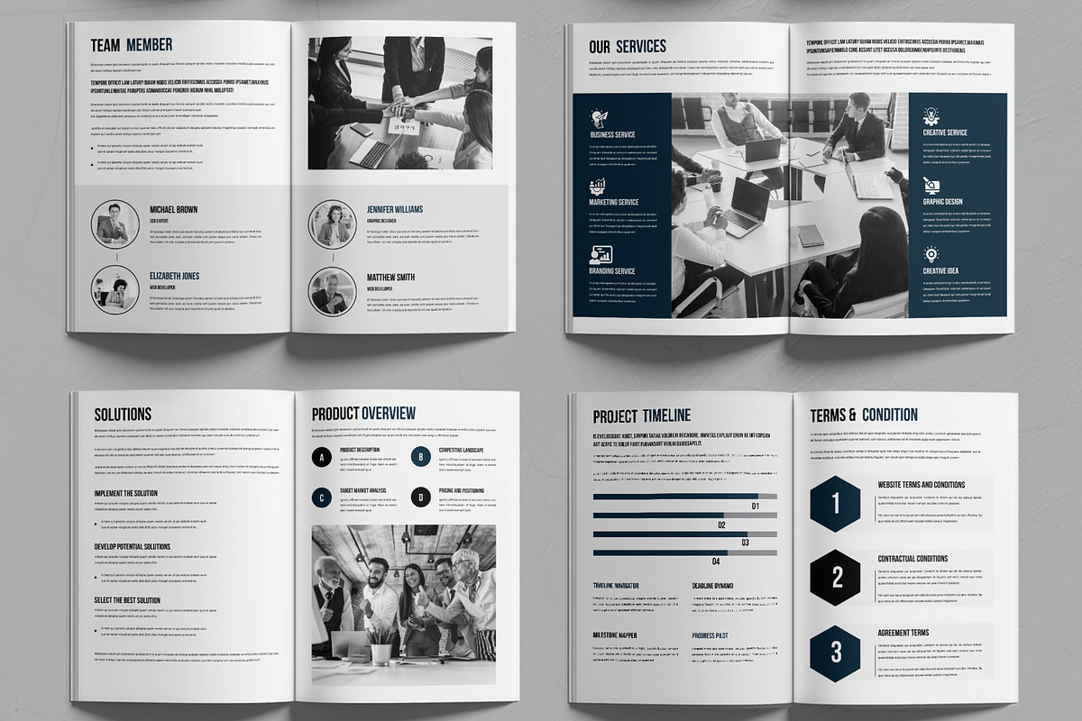 White Paper Template, a Brochure Template by MightyDesign (Photo 2 of 6)