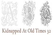 Kidnapped at Old Times SUPER PACK 43, a Blackletter Font by Intellecta Design (Thumbnail 7 of 9)