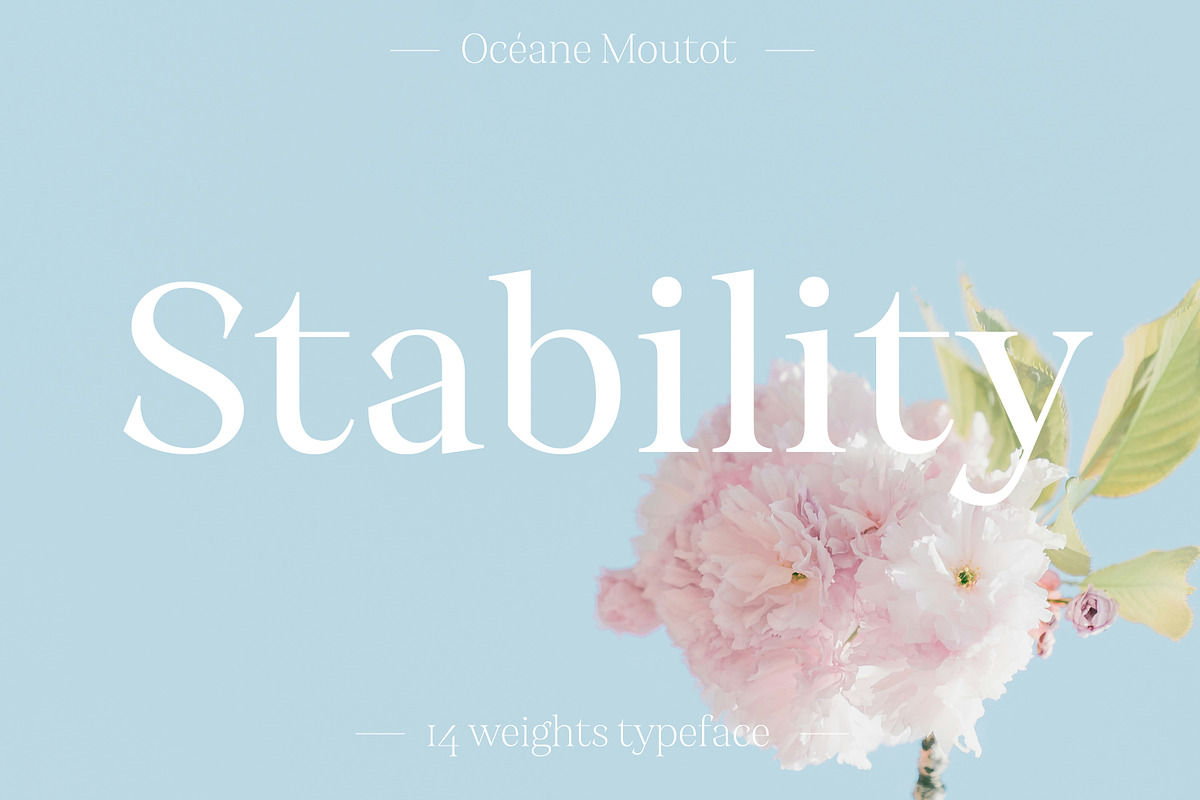 Stability, a Serif Font by OceaneM (Photo 1 of 7)