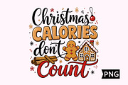 Christmas Calories Dont Count Design, a Seasonal Illustration by Creative Art (Thumbnail 1 of 3)