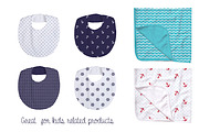 Little Sailor seamless patterns, a Pattern Graphic by White Pony Studio (Thumbnail 5 of 5)