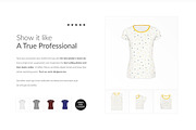 6x Women T-shirt Ghost Mock-ups Set, a Books & Magazine Mockup by Apparel_Mockups (Thumbnail 8 of 23)