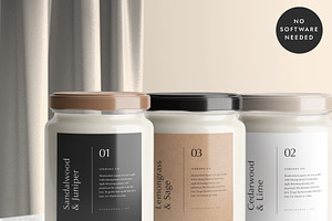 Canva Candle Label LA003 (Panama)