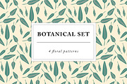 Botanical leaves patterns, a Pattern Graphic by Anis Illustration (Thumbnail 3 of 4)