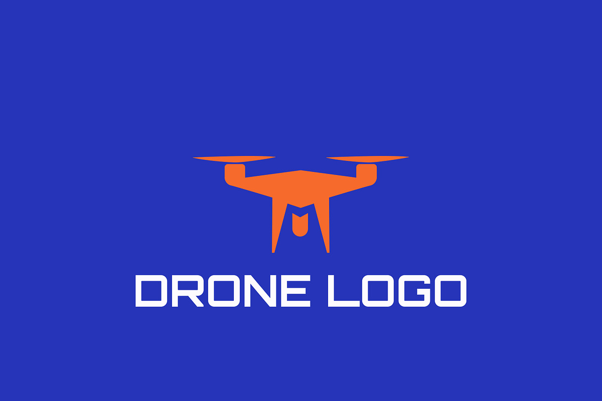Drone Logo Design Template, a Branding & Logo Template by HueNestify (Photo 1 of 3)