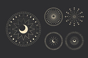 Cosmic signs and symbols, a Decorative Illustration by Chikovnaya (Thumbnail 13 of 21)
