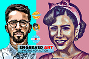 Engraved Art Effect, an Action Add-On by MRI STUDIO (Thumbnail 1 of 15)