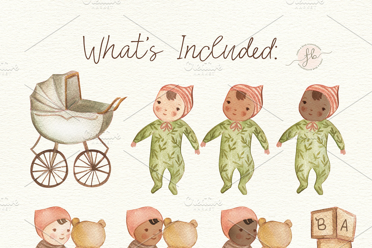 Babies, an Animal Illustration by Flora+Bear (Photo 2 of 4)