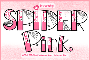 Spiderpink-PNG fonts