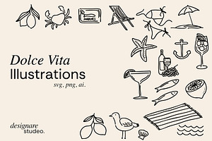 Dolce Vita Illustrations