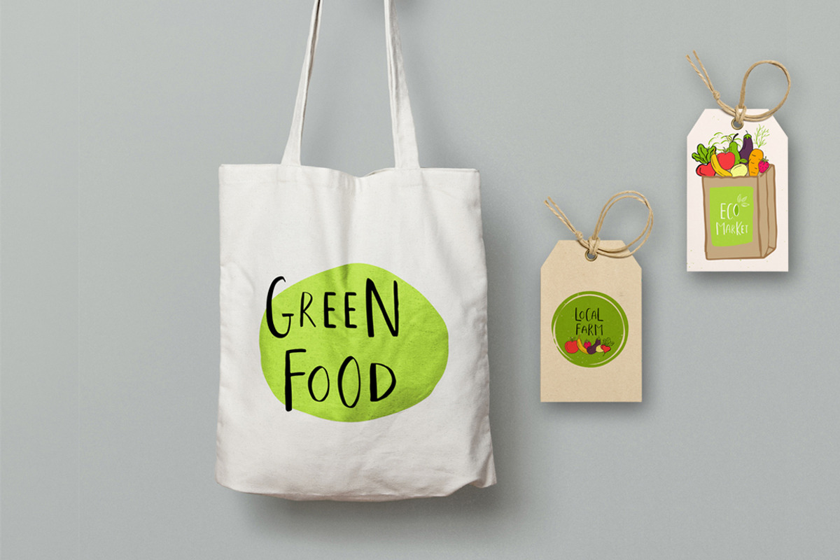 Organic and eco-friendly labels, an Object Graphic by UTM Studio (Photo 2 of 13)