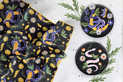Snake Illustration & pattern bundle, an Animal Illustration by Red Ink (Thumbnail 4 of 9)