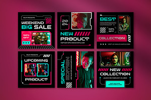 Fashion Instagram Pack Cyberpunk