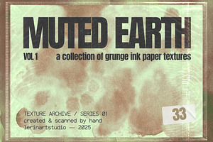 Muted Earth – Grunge Paper Textures, a Texture Graphic by lerinartstudio