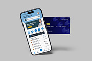 Smartphone and Credit Card Mockup, a Product Mockup by lamorastudio (Thumbnail 5 of 11)