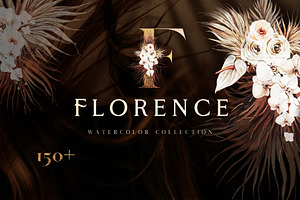 FLORENCE- Boho watercolor collection