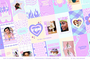 Y2K Instagram Post n Story Templates, a Social Media Template by Hell Yeah Designs (Thumbnail 10 of 10)