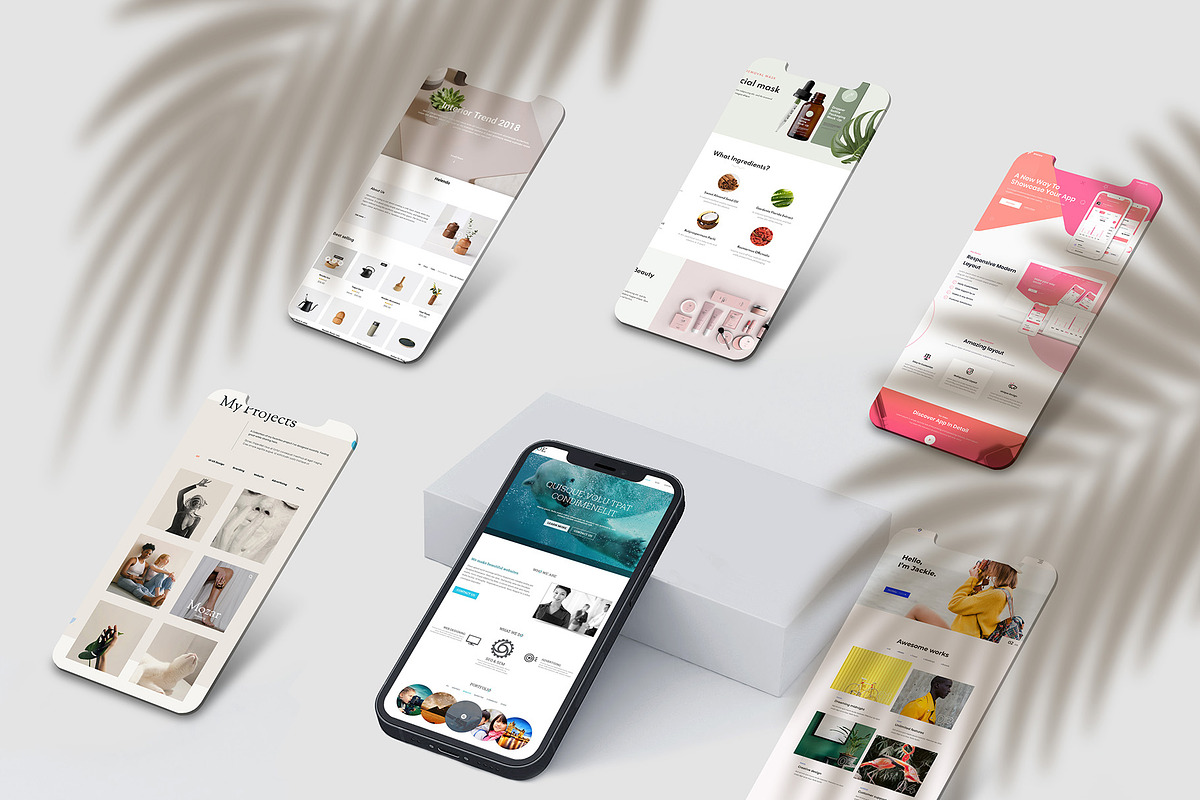 ALL 3D iPHONE MOCK-UP BUNDLE VOL-1, an iPhone Mockup by Graphicsworld125 (Photo 39 of 62)