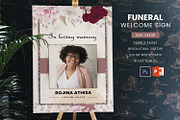Funeral Welcome Sign Template, a Stationery Template by Template Shop (Thumbnail 1 of 4)