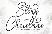 Story Christmas | Script Font, a Handwritten Font by Scratchones (Thumbnail 1 of 9)
