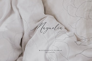 Magnolia Line Art Illustration, a Decorative Illustration by WalaPalette (Thumbnail 4 of 4)