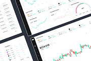 Quantboard Trading Dashboard UI Kit, an UI Kit Template by KL-Webmedia (Thumbnail 3 of 9)