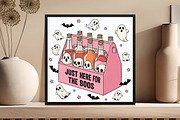 Pink Halloween PNG, an Illustration by DreamCafeArt (Thumbnail 5 of 7)