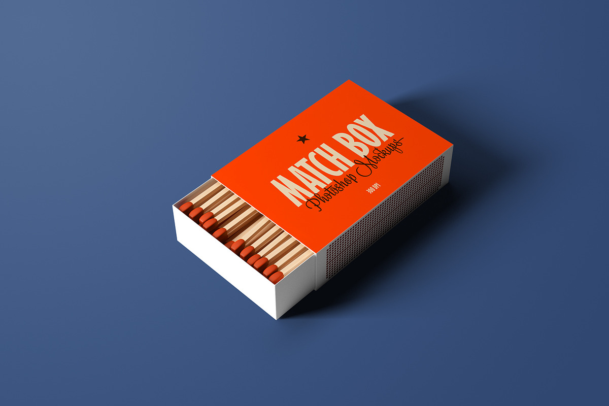 Matches Box Mockups, a Packaging Mockup by artimasa (Photo 5 of 7)