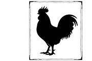 Rustic rooster farmhouse sign design, an Illustration by Amazin_art (Thumbnail 2 of 3)