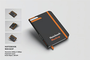 Notebook Mockup, a Books & Magazine Mockup by zpackcreative