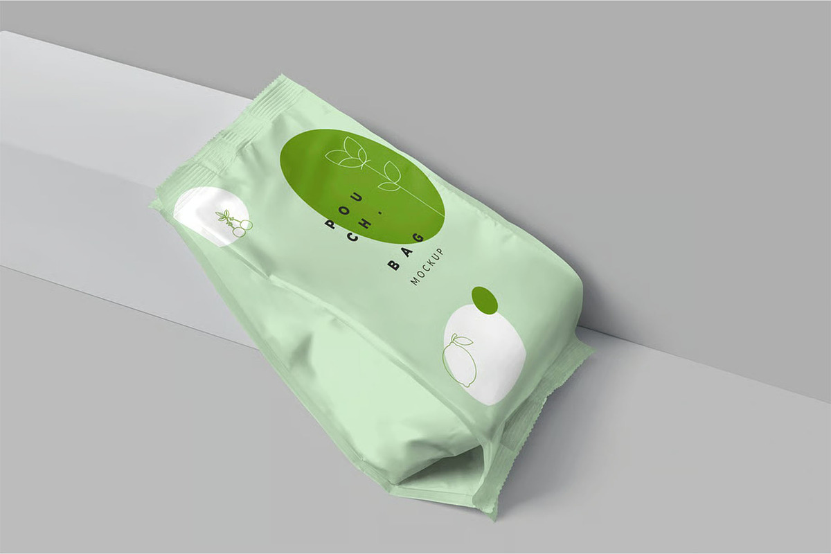 Tea Pouch Mockup, a Packaging Mockup by megostudi0 (Photo 6 of 7)