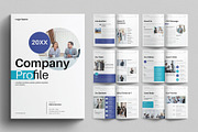 Company Profile Template, a Brochure Template by E-Type (Thumbnail 1 of 7)