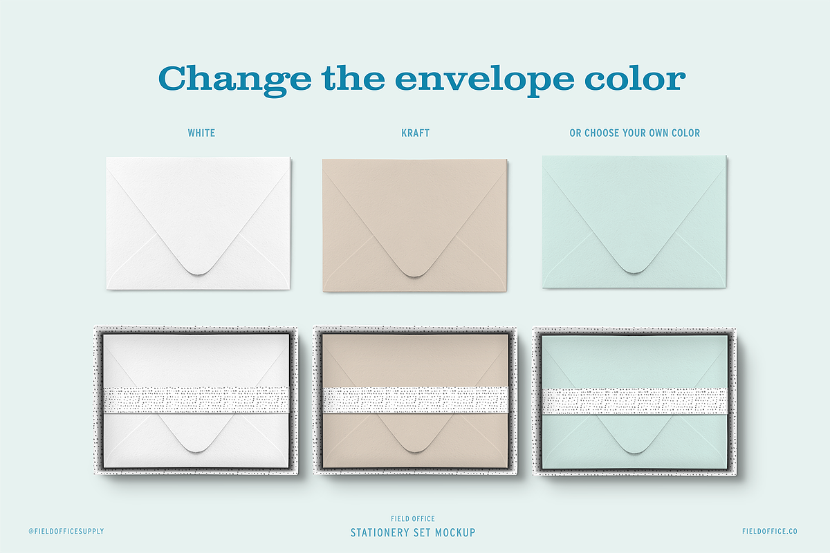 Stationery Box Mockup Scene Creator, a Pens & Pencil Mockup by Field Office (Photo 4 of 7)